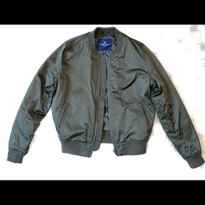Woman American Eagle Green XS/P Bomber Jacket